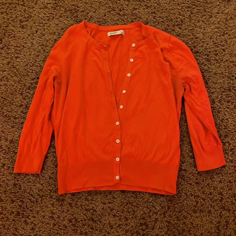 Cute red blouse button up